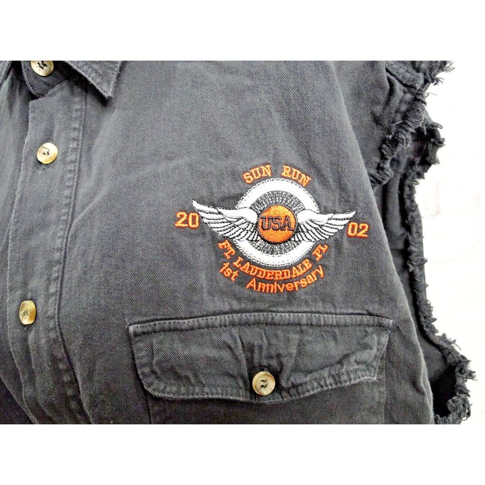 Harley Davidson 4XL Sun Run FT Lauderdale‎ FL 2002 Muscle Tee - Picture 2 of 12